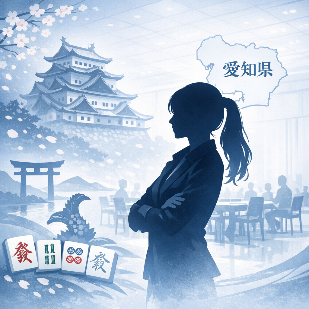 相川まりえのプロフィールと愛知出身を表すイラスト