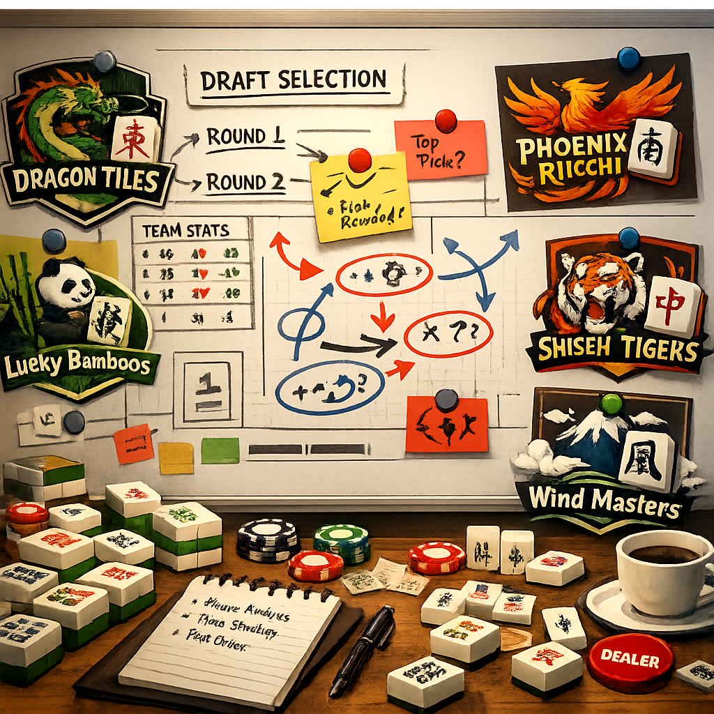 Mリーグドラフトチーム分析のイメージ