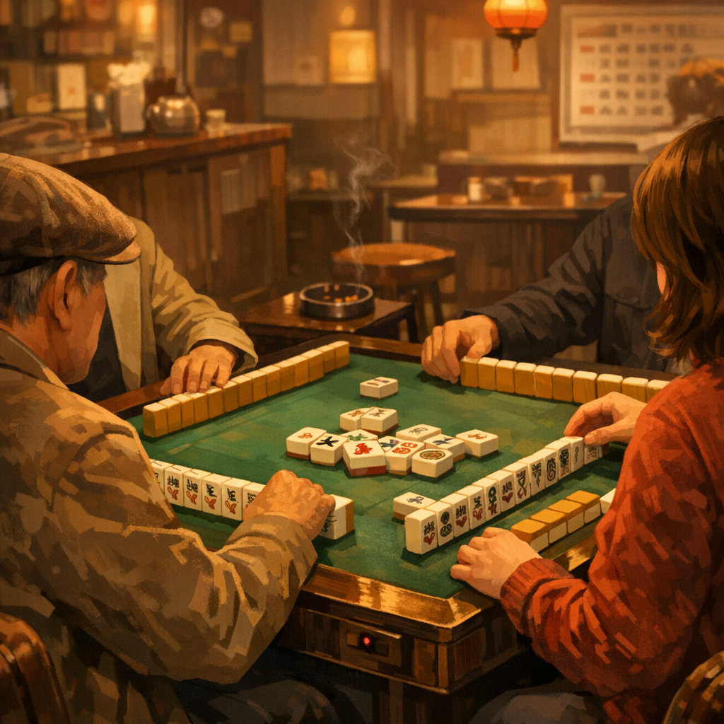 雀荘での出会いイメージ