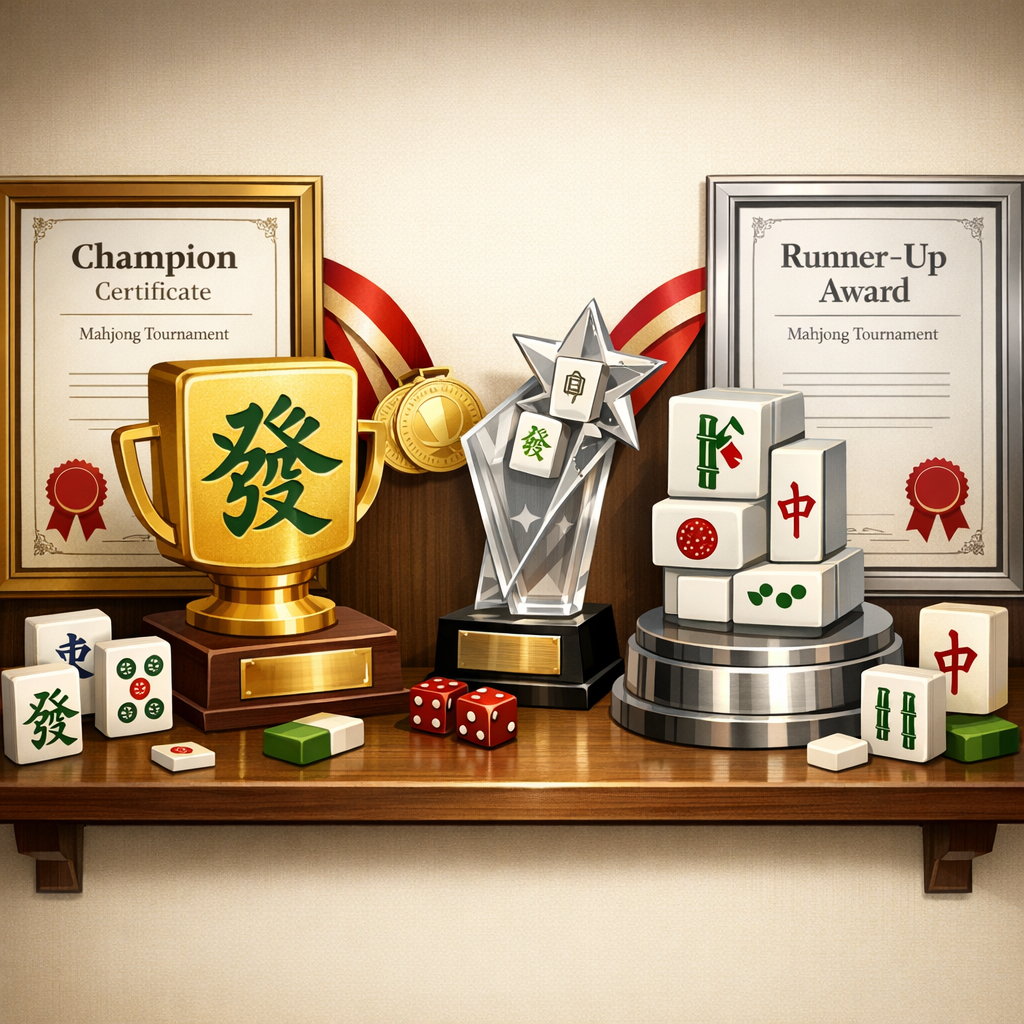 プロ雀士としての実績をイメージしたイラスト