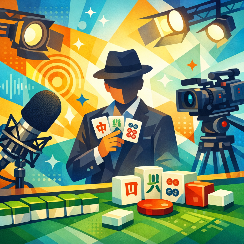 司会業とプロ雀士の二刀流イメージ