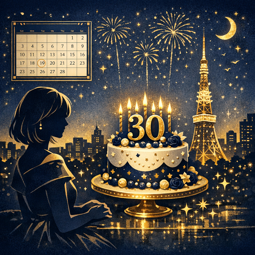 和久津晶の年齢・誕生日・出身地をイメージしたイラスト